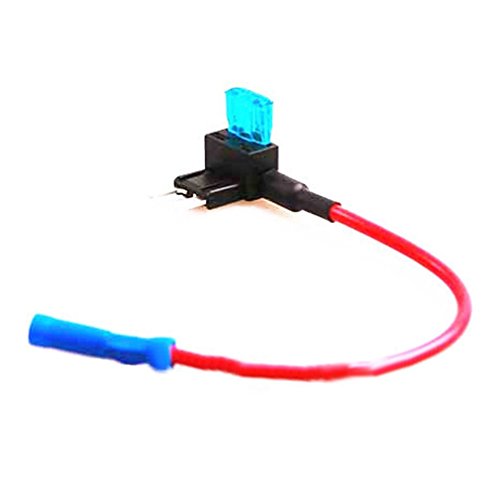 Qiorange 12v Car Add-a-circuit Fuse TAP Adapter Mini ATM APM Blade Fuse Holder Pack of 10 - Thumbnail 2
