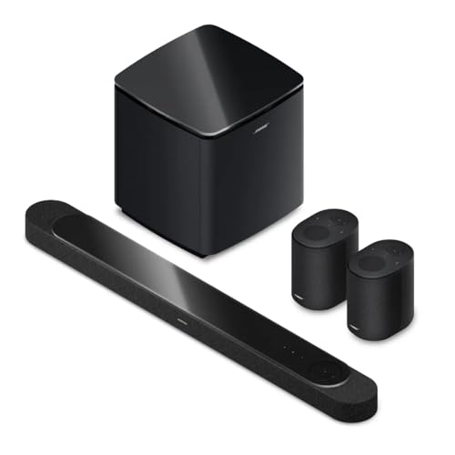 Bose Lifestyle Ultra Soundbar with Ultra Subwoofer Bundle + 2 Soundbar Mount Options, Dolby Atmos Home Theater System with Wi-Fi, Bluetooth (Black, Soundbar + Subwoofer + 2 Surround) - image 9