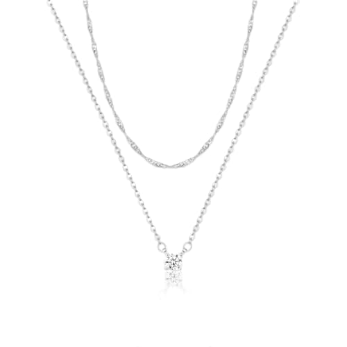 L'Idea Regalo Ideale: Confezionata con cura e pronta per essere regalata, questa catenina in argento è il dono perfetto per esprimere il tuo affetto. Sorprendi tua moglie, fidanzata, madre o un'amica speciale per compleanni, anniversari, San Valentino o Natale