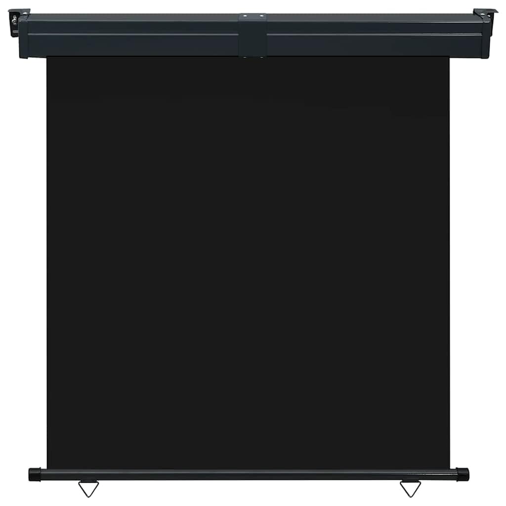 Store vertical balcon noir anti vis-à-vis pour stopper le vent et le soleil