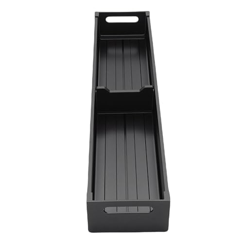 Asixxsix Organizador de Cubiertos, Organizador de Cajones de Cocina Ajustable, Marco de Aluminio, Soporte Multiusos para Cubiertos, Bandeja de Utensilios de Cocina para Cucharas (10x4 6cm/3,9x18,1