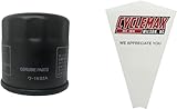 CYCLEMAX One Pack Compatible with Honda Oil Filter 15410-MFJ-D02 Contains One Filter and a Funnel