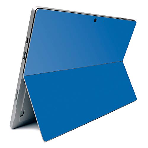 Image of MightySkins Carbon Fiber Skin for Microsoft Surface Pro 7 - Solid Blue | Textured Carbon Fiber Finish | Easy to Apply, Remove, and Change Styles | Made in The USA (CF-MISURPR7-Solid Blue)