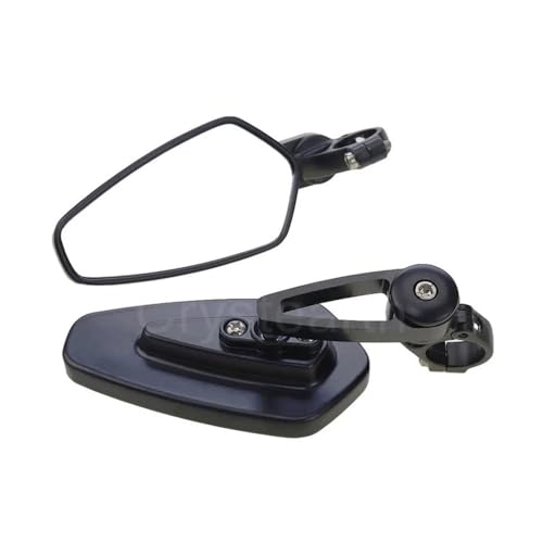 Rétroviseurs moto réglables pour guidon 7/8 22 mm avec miroir grand angle anti-vibration