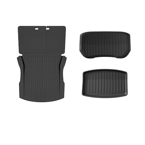 Tapis de coffre voiture pour Tesla pour 3 pour Highland 2024 bac de protection TPE