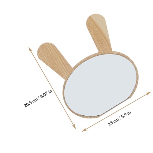 Ipetboom set de espejos de maquillaje de escritorio 2 pcs miniatura 2