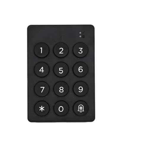VEKELETE Teclado Digital inalámbrico TTLOCK for Control de Acceso Funciona con la aplicación TTLOCK sin Cables Compatible con Bluetooth y cerraduras de Puertas Inteligentes