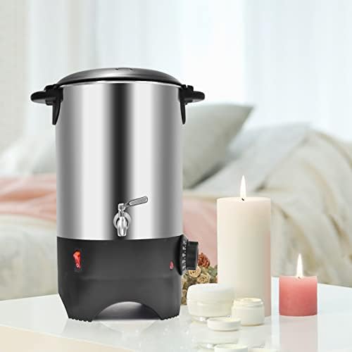 4.5 Qts Wax Melter for Candle Making,Large Electric Wax Melting Pot with Quick Pour Spout,86℉-230℉Temp Control for Business Home Bulk Production