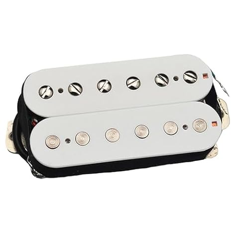 Części Gitar Elektrycznych Przetwornik Do Gitary Elektrycznej Alnico 5 Aluminium Nickel Cobalt Series Przetwornik Double Coil Przetwornik Double Block Biała Miedziana Podstawa(Neck A)