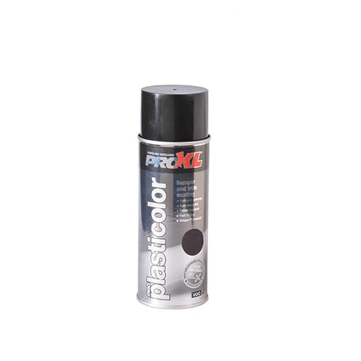 Pro XL Plasticolor Autolack, Aerosol-Spraydose, für die Stoßstange, Schwarz, 400 ml
