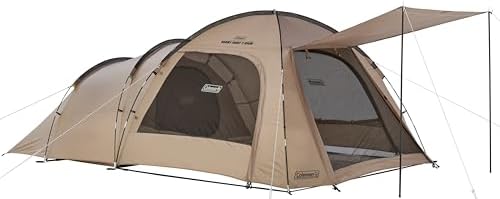 コールマン(Coleman) テント キャンプ ルーミーフロント２ルーム（グレージュ） アウトドア ファミリー 定員 ２～3人用 ２ROOM タープ シェルター