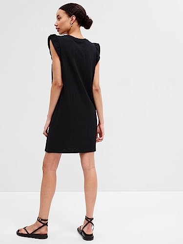 Image of Gap Women's V-ss Flutter Mini Knit Dress
