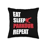 Parkour Freerunning & Obstacle Course Co. Parkour Shoes Freerunning Equipment Obstacle Course Traceurs Throw Pillow, 16x16, Multicolor