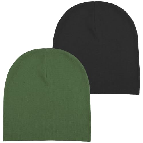 choshion Thin 100% Cotton Fine-Knit Beanie Hat Slouchy Soft Chemo Skull Cap