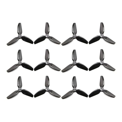 Hélices PC tripales T3X3X3 haut de gamme couleur violette pour châssis FPV 3 pouces