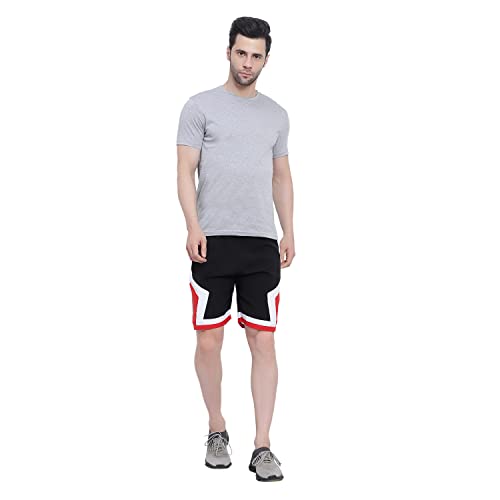Image of BLUE STAR SHARK NS Lycra Sport Shorts for Men |Goa Shorts for Men | Running Shorts for Men | Regular Shorts for Men