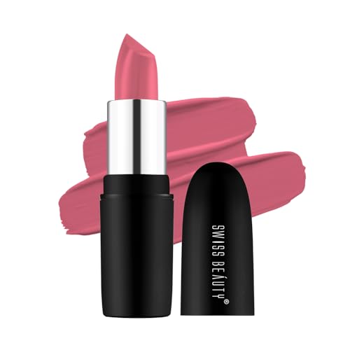 Swiss Beauty Pure Matte Creamy Lipstick | Non-drying, Highly pigm...