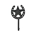 Cast Iron Star Horseshoe Single Wall Hook