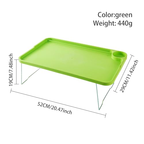 Mesa plegable para laptop con portavasos y superficie antideslizante miniatura 5