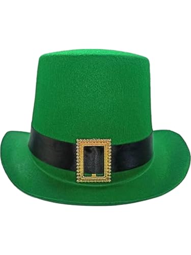 Deluxe St. Patrick's Day Green Leprechaun Hat Costume Accessory