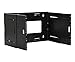 Ares Vision 6U 19 Inch Wide Heavy Duty Steel Extendable Wall Mount Bracket Rack for Network Equipment 6U