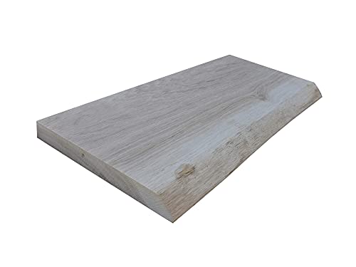 Quincadeco - Tabla de madera maciza de roble natural, grosor de 60 x 25 cm Cover