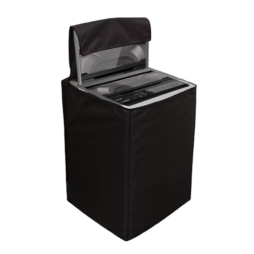 Image of Star Weaves Washing Machine Cover Top Load 6 kg, 6.5 kg, 7kg & 7.5 kg - Waterproof & Dust-Proof Fully Automatic Washing Machine Cover (Coffee), Polyester - FABIMCF