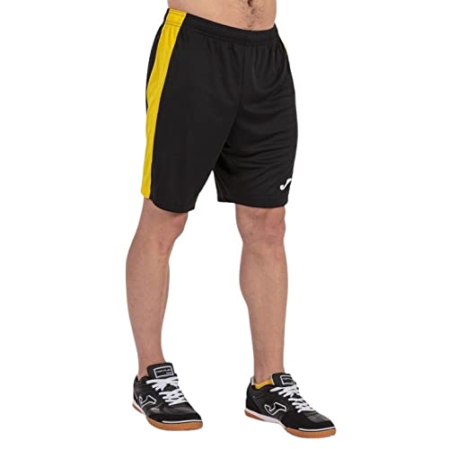 Joma 101657.109.XL Pantaloni Da Squadra, Maxi, Uomo, Nero-Giallo, Xl - 3