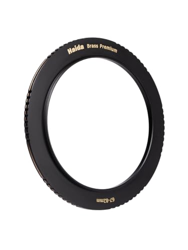 Bague step up 62 mm à 82 mm Haida bague de filtre en aluminium anodisé mat