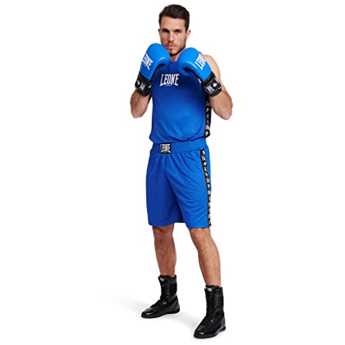 LEONE 1947 Canotta Boxe Ambassador Blue S AB218