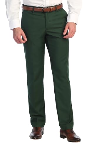 Gioberti Men's Hidden Expandable Waist Dress Pants