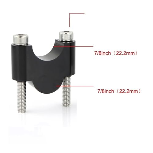 Elevadores de manillar 22 mm y 7/8" para motocicleta CB500X NC750X CB125F 4