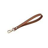 Sicheres Tragen: Das Handgelenkriemen aus echtem Leder ermöglicht ein komfortables und sicheres Tragen Ihrer Clutch Bag Hand-in-Hand, sodass Sie Ihre Hände frei haben und die Tasche zuverlässig am Handgelenk befestigt ist Vielseitige Anwendung: Diese...