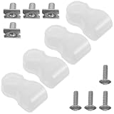 Kit complet : chaque kit de réparation pour casque de sport comprend des écrous et des vis, des clips pour masque et des rondelles, couvrant les principaux besoins d'entretien de l'équipement et des accessoires pour masque. kit multisports pour casque, écrous en t et vis inclus