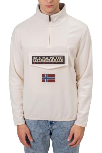 Image of NAPAPIJRI - Burgee Men's Fleece Sweatshirt, ivory (ral 1013), XL