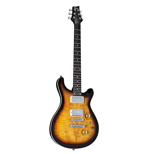 Fame Forum IV Classic Tobacco Sunburst Dark Back Highgloss – Guitare Électrique - Les Beatles, Paul McCartney, John Lennon, RIngo Starr, George Harrison Fame Forum IV Classic Tobacco Sunburst Dark Back Highgloss - Guitare Électrique