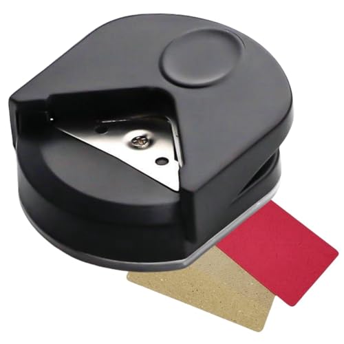 Cutter Rounding Pun/ches for Paper Crafts,Round Corner Cutter,Circle Cutte/rs for Crafting,Card Making Supplies,Paper Pun/ches for Crafts,Rounded Corner Tool Suitable for Pap/er,Cards,Postcards(Black)