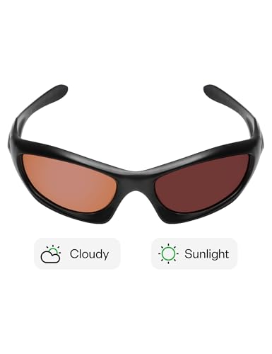 Image of Mryok Replacement Lenses for Oakley Monster Dog Sunglasses, HD Polarized, UV Protection, Impact Resistant