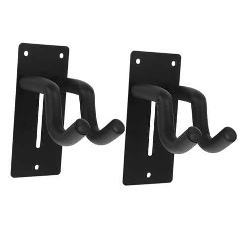 ifundom Guzheng Wall Mount Stand Horizontal Violin Wall Mount Sturdy Black Rack for Display