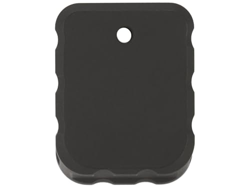 NDZ Performance Weighted Brass Magazine Base Plate Extension for P320 X Series & X5 Legion 9mm – for Use with Magwell – Armor Black Cerakote Finish