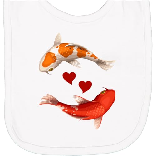 inktastic Koi Carp Fish Japanese Newborn Bib