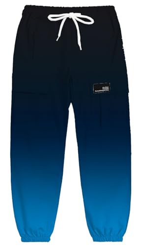 Cromoncent Girls & Womens Camo Print Cargo Pants Outdoor Lightweight Jogger Baggy Pants, 6 Years - XX-Large