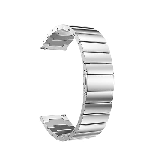 [X] 18mm 20mm 22mm voh Xgbv Fit For Samsung S3 Galaxy Watch3 41mm 45mm XeXX`[ pX}[gEHb` N uXbg(Silver-tool,18mm)