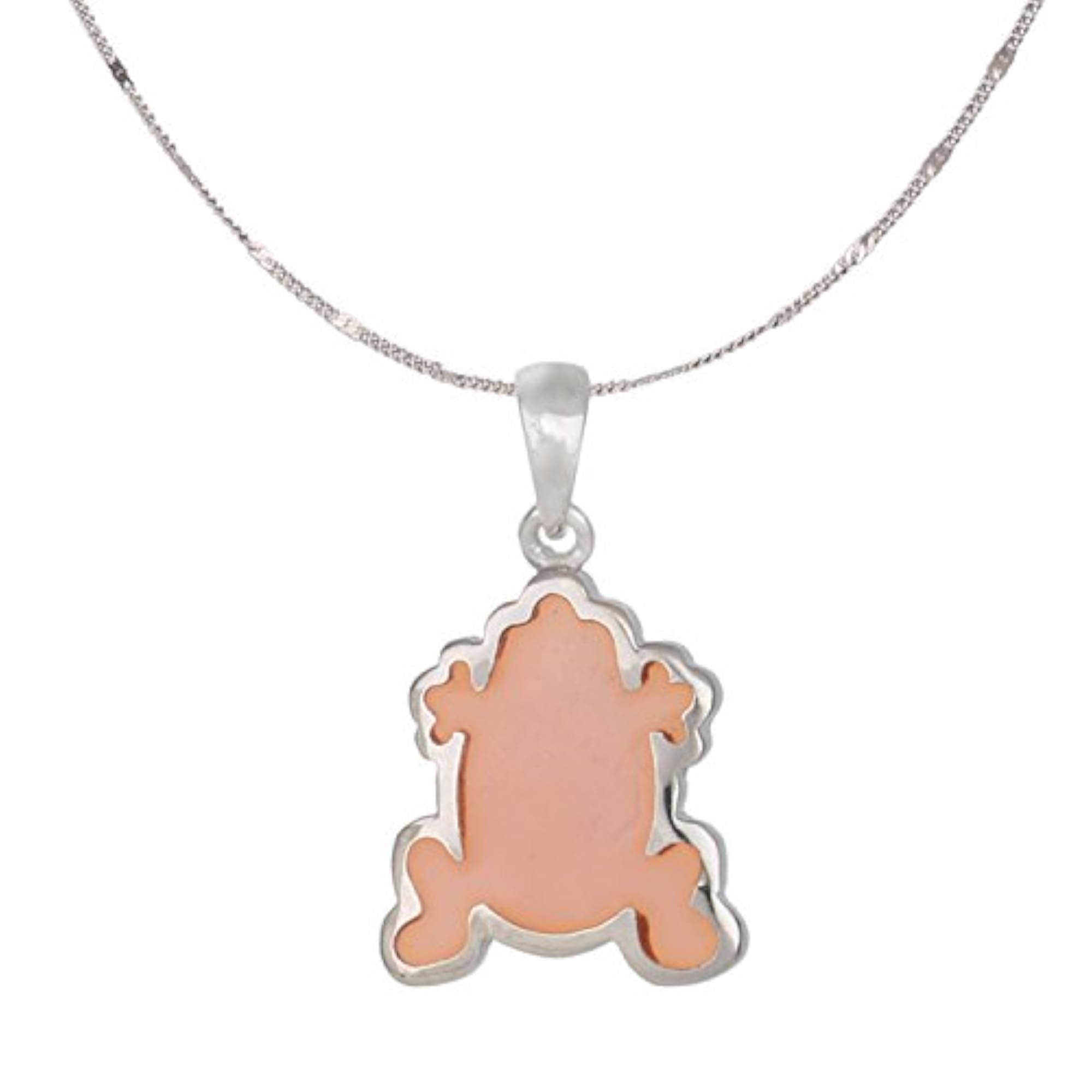 Classic 925 Sterling Silver BIS Hallmarked Pendant with Chain for Women