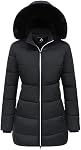 MOERDENG Women's Winter Windproof Warm Down Coats Waterproof Thicken Hooded fashions Puffer Jacket