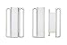 Produktbild dalipo 14001 - Bikini-Verschluss mit klick, 2 Paar, Metall, Stegbreite 25mm