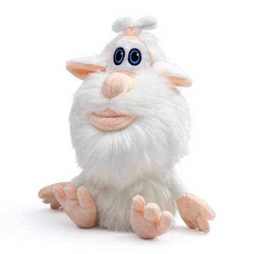 Booba Peluche 31 cm – Personnage Officiel du Dessin animé Populaire – Jouet en Peluche Doux pour Enfants, Filles & garçons – Figurine à câliner et Objet de Collection
