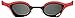 arena Cobra Ultra Racing Swim Goggles for Men and Women, Smoke / Red / White, Non-Mirrored