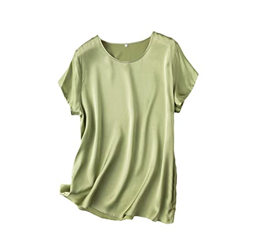 T-shirt d'été pour femme en soie : le haut anti-chaleur respirant et fluide