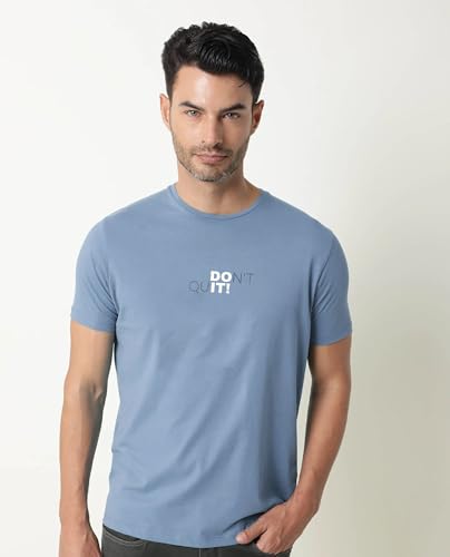 Image of Mens Printed Round Neck Half Sleeve /Long Sleeve 100% Cotton T-Shirt